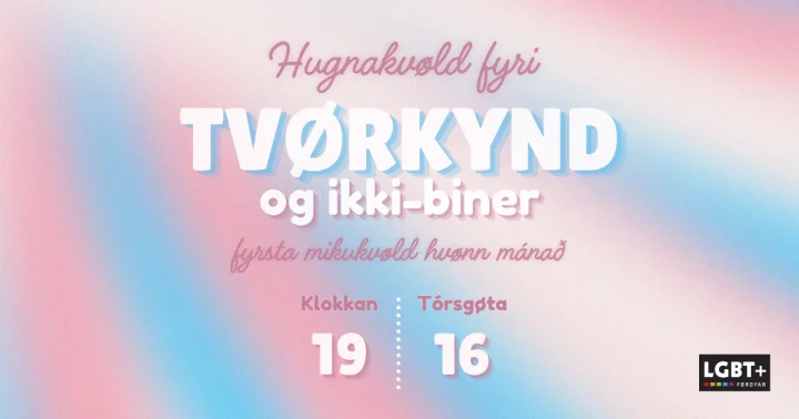 Hugnakvøld fyri tvørkynd