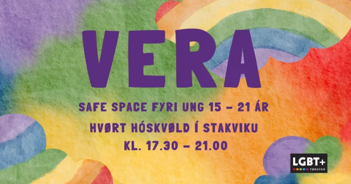 VERA - safe space fyri ungar LGBT+'arar